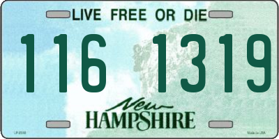 NH license plate 1161319