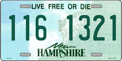 NH license plate 1161321