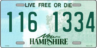 NH license plate 1161334