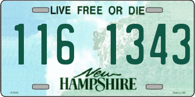 NH license plate 1161343