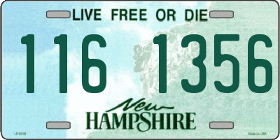 NH license plate 1161356