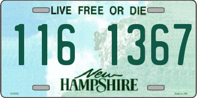 NH license plate 1161367