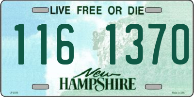 NH license plate 1161370