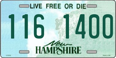 NH license plate 1161400