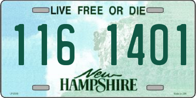 NH license plate 1161401