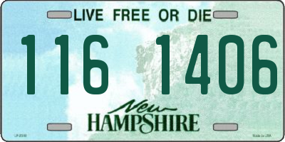 NH license plate 1161406