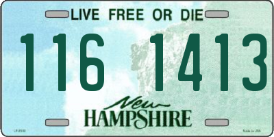 NH license plate 1161413
