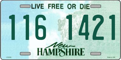 NH license plate 1161421