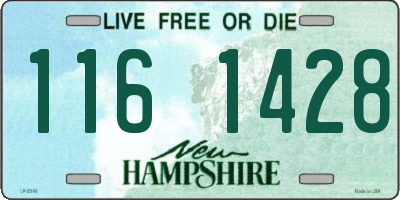 NH license plate 1161428