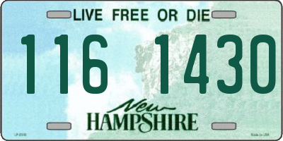 NH license plate 1161430
