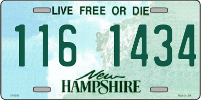 NH license plate 1161434