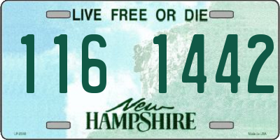 NH license plate 1161442