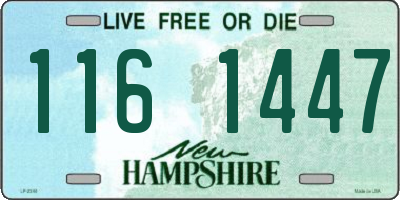 NH license plate 1161447