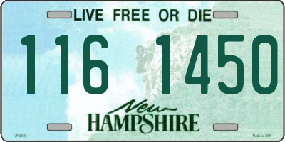NH license plate 1161450