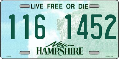 NH license plate 1161452