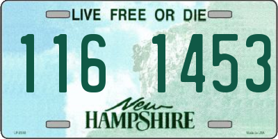 NH license plate 1161453