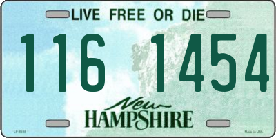 NH license plate 1161454