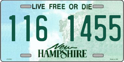 NH license plate 1161455