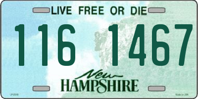 NH license plate 1161467