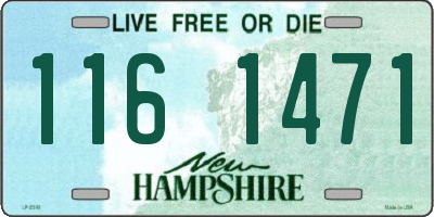 NH license plate 1161471