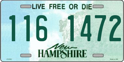 NH license plate 1161472