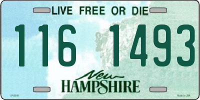 NH license plate 1161493