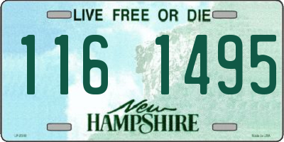 NH license plate 1161495