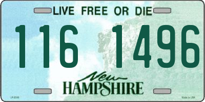 NH license plate 1161496