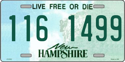 NH license plate 1161499