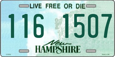 NH license plate 1161507