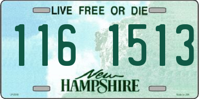 NH license plate 1161513
