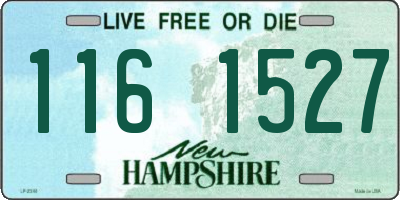 NH license plate 1161527