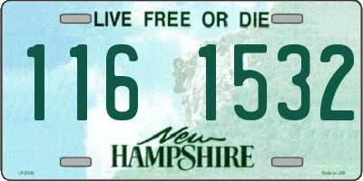 NH license plate 1161532