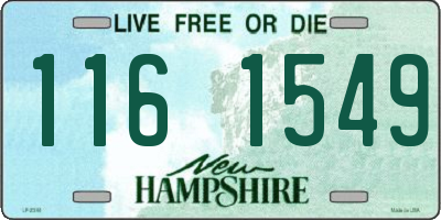 NH license plate 1161549