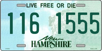 NH license plate 1161555