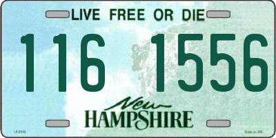 NH license plate 1161556