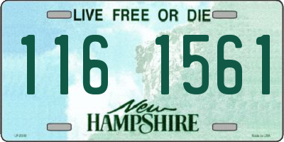 NH license plate 1161561
