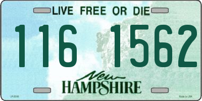 NH license plate 1161562
