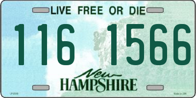 NH license plate 1161566