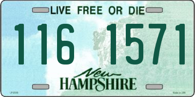 NH license plate 1161571