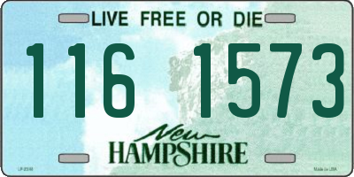 NH license plate 1161573