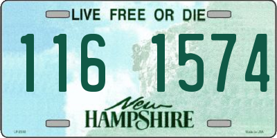 NH license plate 1161574