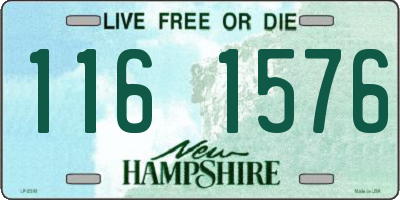 NH license plate 1161576