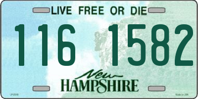 NH license plate 1161582