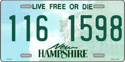 NH license plate 1161598