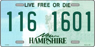 NH license plate 1161601