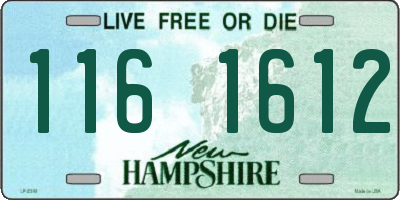 NH license plate 1161612