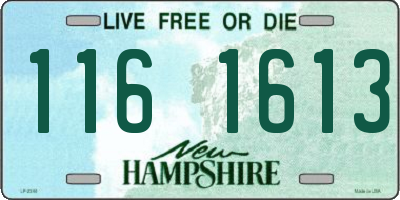 NH license plate 1161613