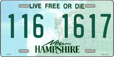 NH license plate 1161617