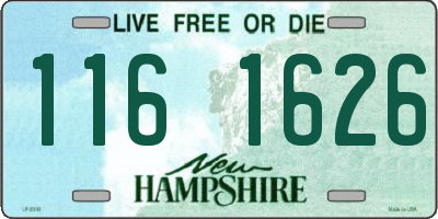 NH license plate 1161626